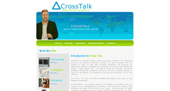 Desktop Screenshot of crosstalkusa.com